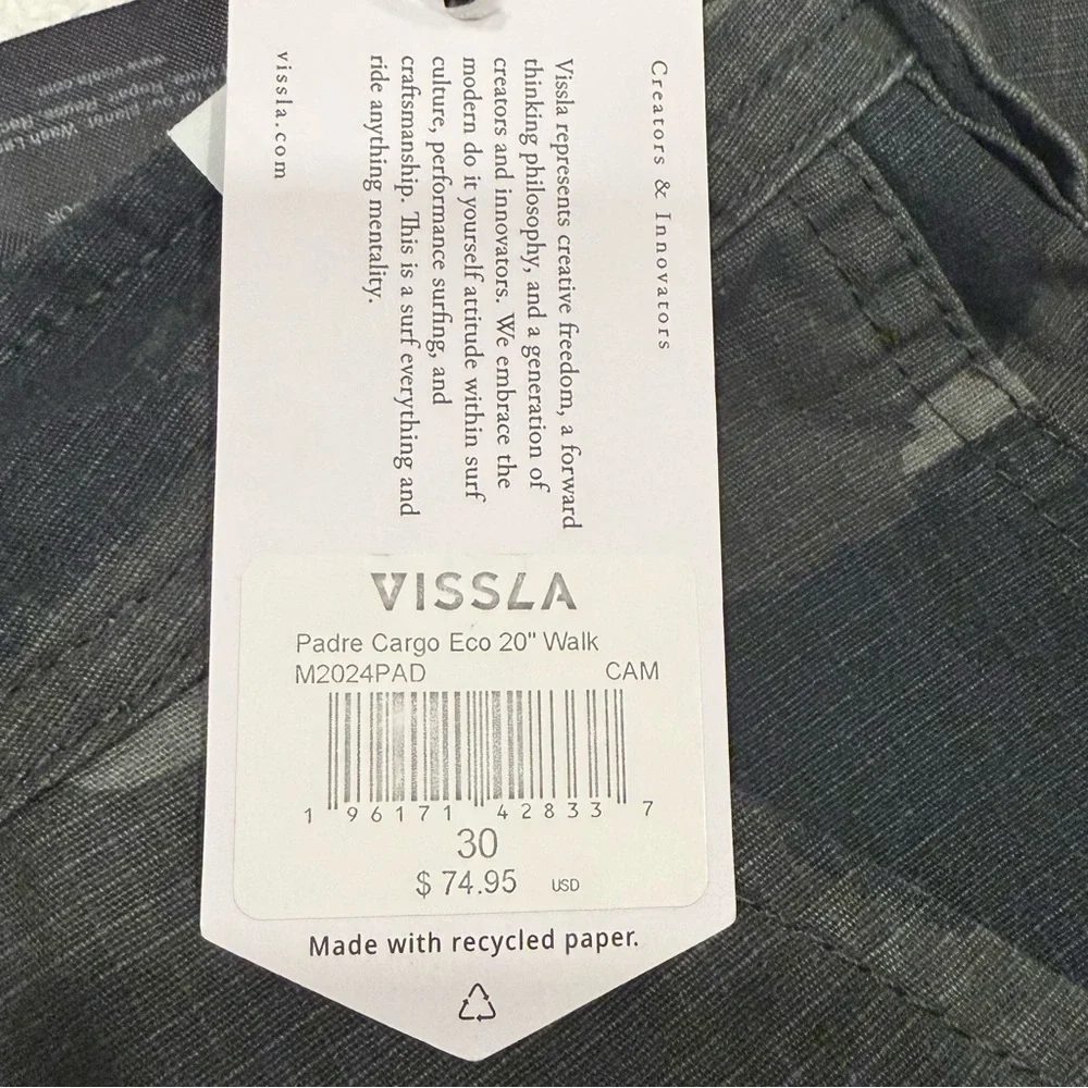 VISSLA men cargo